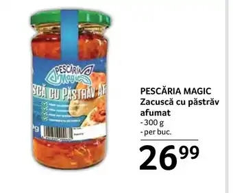PESCĂRIA MAGIC Zacuscă cu păstrăv afumat