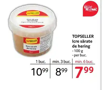 Selgros TOPSELLER Icre sărate de hering Ofertă
