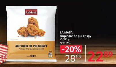 Selgros LA MASĂ Aripioare de pui crispy Ofertă