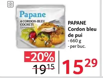 Selgros PAPANE Cordon bleu de pui Ofertă