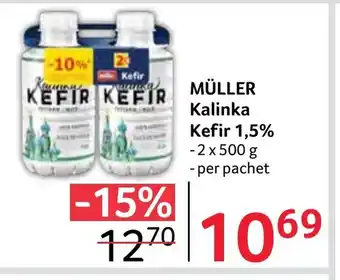 Selgros MÜLLER Kalinka Kefir 1,5% Ofertă