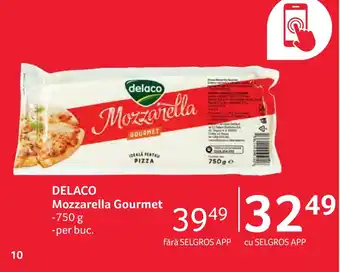 Selgros DELACO Mozzarella Gourmet Ofertă