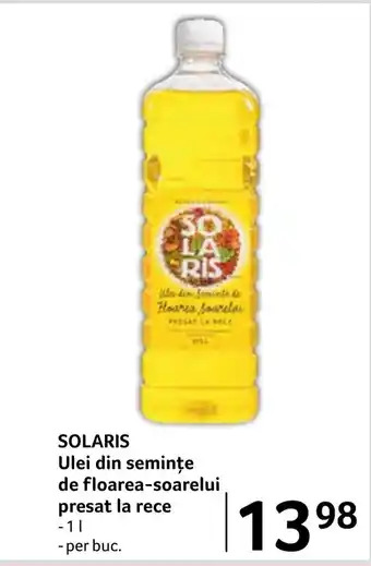 Selgros SOLARIS Ulei din semințe de floarea-soarelui presat la rece Ofertă