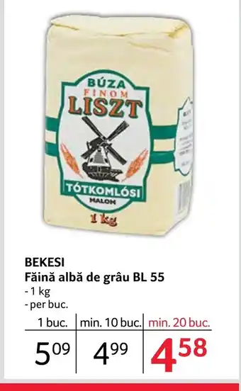 Selgros BEKESI Făină albă de grâu BL 55 Ofertă