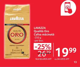 Selgros LAVAZZA Qualità Oro Cafea măcinată Ofertă