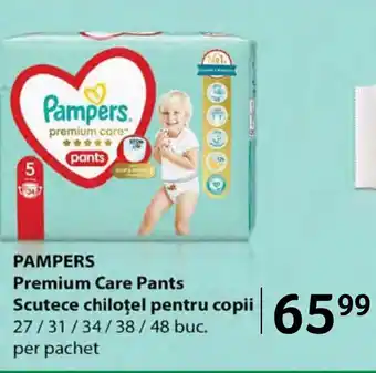 Selgros PAMPERS Premium Care Pants Scutece chiloțel pentru copii Ofertă