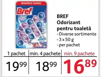 Selgros BREF Odorizant pentru toaletă Ofertă