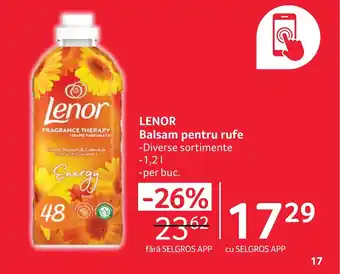 Selgros LENOR Balsam pentru rufe Ofertă