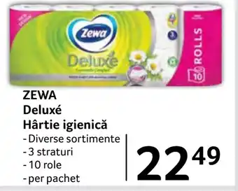 Selgros ZEWA Deluxé Hârtie igienică Ofertă
