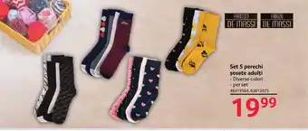 Selgros Set 5 perechi șosete adulți Ofertă