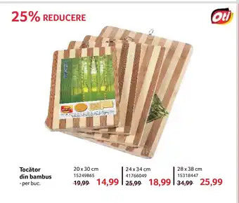 Selgros Tocător din bambus Ofertă