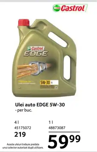 Selgros Ulei auto EDGE 5W-30 Ofertă