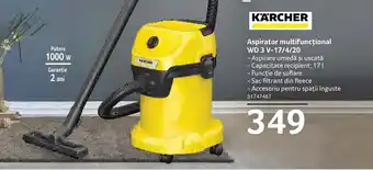 Selgros Aspirator multifuncțional WD 3 V-17/4/20 Ofertă