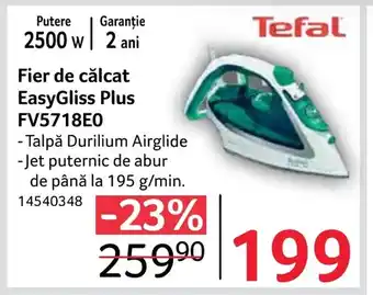 Selgros Fier de călcat EasyGliss Plus FV5718E0 Ofertă