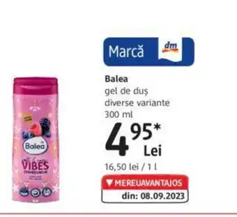 Balea gel de dus diverse variante 300 ml