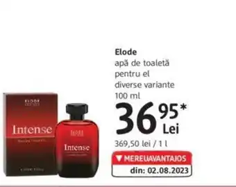 DM Elode apă de toaletă pentru el diverse variante 100 ml Ofertă
