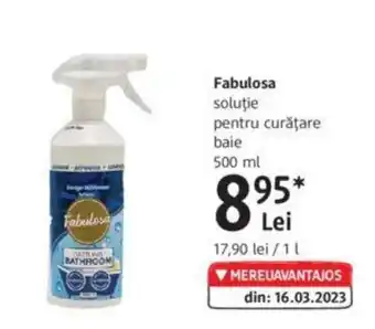 DM Fabulosa soluţie pentru curăţare baie Ofertă