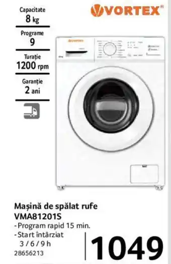 Selgros Maşină de spălat rufe VMA81201S Ofertă