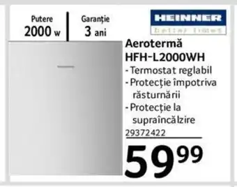 Selgros Aerotermă HFH-L2000WH Ofertă
