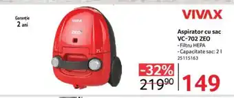 Selgros Aspirator cu sac VC-702 ZEO Ofertă