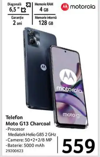 Selgros Telefon Moto G13 Charcoal Ofertă