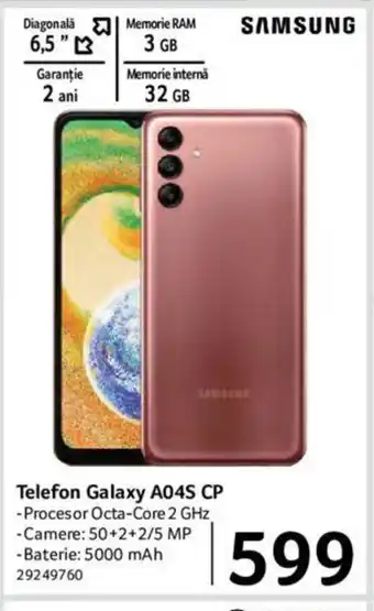 Selgros SAMSUNG Telefon Galaxy A04S CP Ofertă