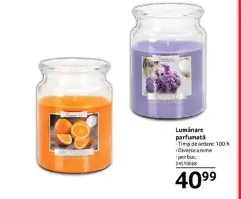 Selgros Lumânare parfumată Ofertă