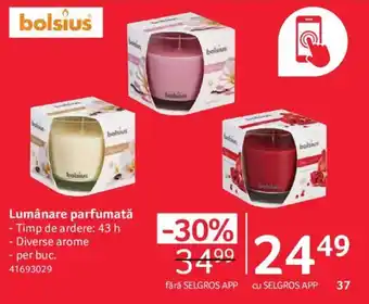 Selgros Lumânare parfumată Ofertă
