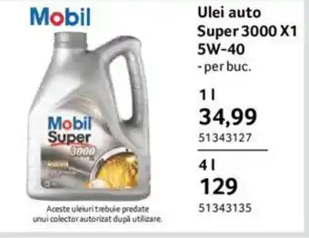 Selgros Ulei auto Super 3000X1 5W-40 Ofertă