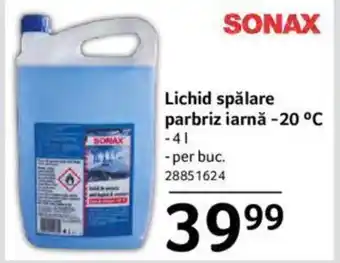 Selgros Lichid spălare parbriz iarnă -20 °C Ofertă