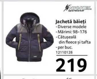 Selgros Jachetă băieţi Ofertă