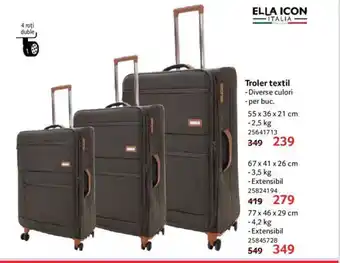 Selgros Troler textil Ofertă