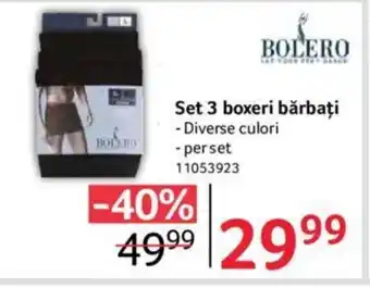 Selgros Set 3 boxeri bărbați Ofertă