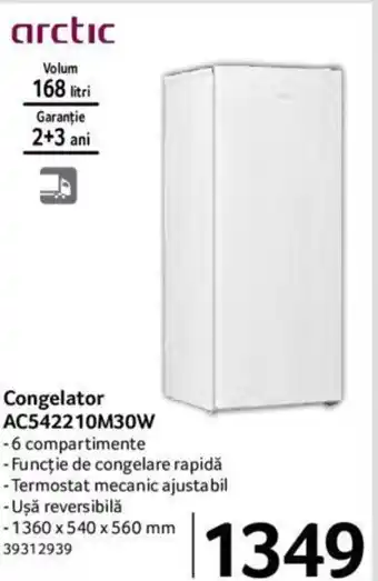 Selgros Congelator AC542210M30W Ofertă
