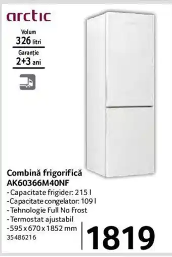 Selgros Combină frigorifică AK60366M40NF Ofertă