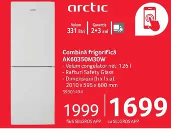 Selgros Combină frigorifică AK60350M30W Ofertă