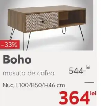 Boho masuta de cafea