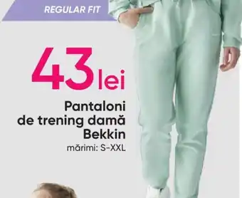 Pepco Pantaloni de trening damă Bekkin Ofertă