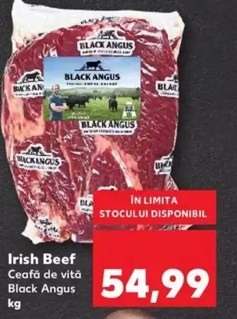 Kaufland Irish Beef Ceafă de vită Black Angus Ofertă