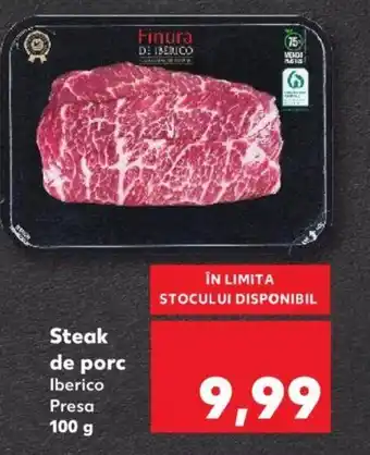 Kaufland Steak de porc Ofertă