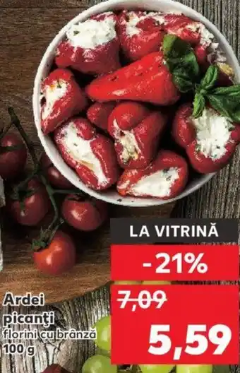 Kaufland Ardei picanti florini cu brânză 100 g Ofertă
