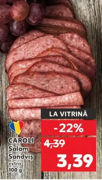 Kaufland CAROLI Salam Sandviş Ofertă