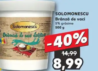 Kaufland SOLOMONESCU Brânză de vaci Ofertă