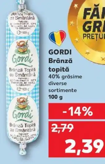 Kaufland GORDI Brânză topită Ofertă