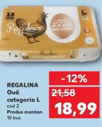 Kaufland REGALINA Ouă categoria L Ofertă