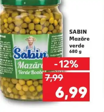 Kaufland SABIN Mazăre verde Ofertă