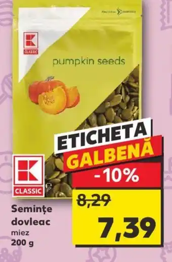 Seminţe dovleac