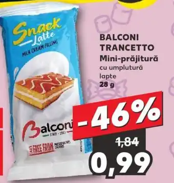 BALCONI TRANCETTO Mini-prăjitură