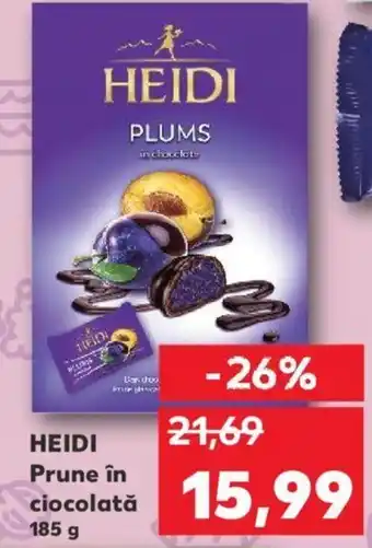 Kaufland HEIDI Prune în ciocolată Ofertă