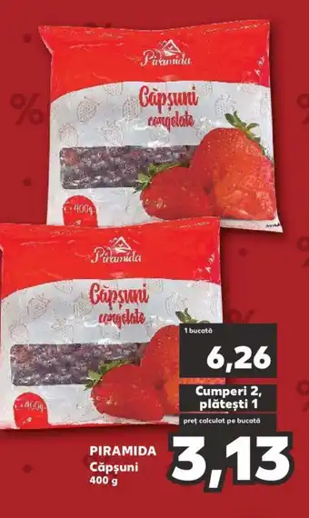 Kaufland PIRAMIDA Căpşuni 400 g Ofertă